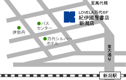 新潟店　地図