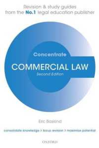 英国の商法：入門（第２版）<br>Commercial Law Concentrate （2ND）