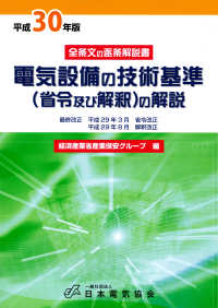 電気設備の技術基準（省令及び解釈）の解説〈平成３０年版〉