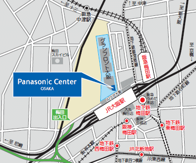 パナソニックセンター大阪地図