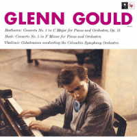 グレン・グールド／ベートーヴェン：ピアノ協奏曲第１番、バッハ：ピアノ協奏曲第５番