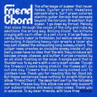 ヒトリエ／Ｆｒｉｅｎｄ　Ｃｈｏｒｄ