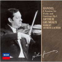 グリュミオー（アルテュール）／ヘンデル：ヴァイオリン・ソナタ集　作品１【期間限定商品】