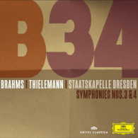 ドレスデン国立管弦楽団／ブラームス：交響曲第３番、第４番（ライヴ）