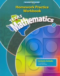 Texas Mathematics 2 : Homework Practice （CSM WKB）