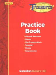 Treasures Practice Book, Grade 1 (Treasures) （CSM）