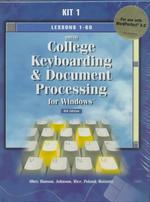 Gregg College Keyboarding & Document Processing for Windows : Lessons 1-60 for Use with Wordperfect 8.00 （8TH）