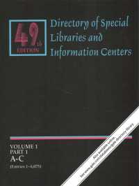Directory of Special Libraries and Information Centers : Volume 1 in 5 Parts (Directory of Special Libraries and Information Centers)