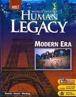 Modern Era World History, Grades 9-12 Human Legacy Full Survey : Holt World History Human Legacy （Student）