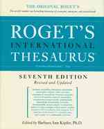 Roget's International Thesaurus （7TH）