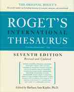 Roget's International Thesaurus （7TH）