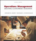 Operations Management : Meeting Customers' Demandss （7 HAR/CDR）