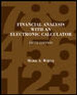 Financial Analysis With an Electronic Calculator （5th ed.）