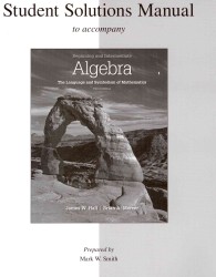 Beginning and Intermediate Algebra: : The Language and Symbolism of Mathematics （3 STU SOL）