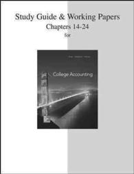College Accounting : Chapters 14-24 （14 STG WKP）