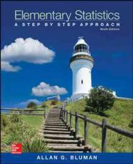 Student Solutions Manual Create Only for Elementary Statistics: A Step by Step Approach （9TH）
