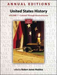 United States History : Colonial through Reconstruction (Annual Editons. United States History) 〈1〉 （22ND）