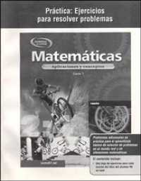 Mathematics Applications and Concepts, Course 1, Practice : Word Problems （Workbook）