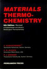 Materials Thermochemistry / Kubaschewski, O./ Alcock, C. B.