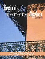 Beginning and Intermediate Algebra -- Hardback （2 Rev ed）