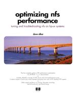 Optimizing Nfs Performance : Tuning and Troubleshooting Nfs on Hp-Ux Systems (Hewlett-packard Professional Books)