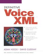 Definitive Voicexml (Charles F Goldfarb Definitive Xml)