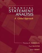 Financial Statement Analysis : A Global Perspective
