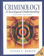 Criminology : A Sociological Understanding （2 PCK）