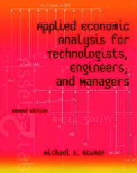Applied Economic Analysis for Technologists, Engineers, and Managers （2 SUB）