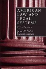 American Law and Legal Systems （5TH）
