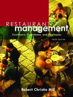 Restaurant Management : Customers, Operations and Employees （3TH）