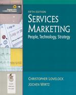Services Marketing : People, Technology, Strategy （5TH）