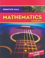 Prentice Hall Mathematics : Course 3 （Student）