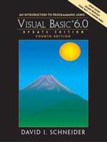 An Introduction to Programming Using Visual Basic 6.0 （4 PAP/CDR）