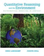 Quantitative Reasoning and the Environment : Mathematical Modeling in Context （1ST）