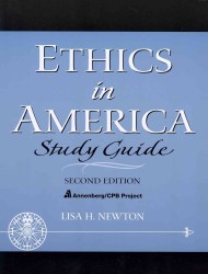 Ethics in America (College Television Course and Prime Time Television) （2 STG）