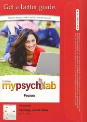 Psychology 2nd Edition, Mypsychlab Pegasus Access Code Card （PSC STU）