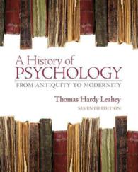 A History of Psychology : From Antiquity to Modernity （7TH）