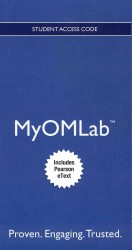 Operations Management MyOMLab Access Code : Processes and Supply Chains: Includes Pearson eText （10 PSC）