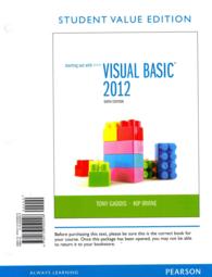 Starting Out with Visual Basic 2012 （6 PCK UNBN）