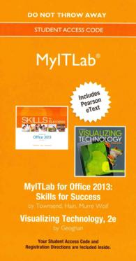 Myitlab with Pearson Etext Access Card for Skills with Visualizing Technology （PSC STU）