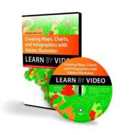 Creating Maps, Charts, and Infographics with Adobe Illustrator : Learn by Video (Learn by Video) （DVDR）