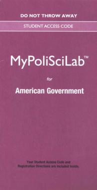 MyPoliSciLab for American Government Access Card （12 SOF STU）