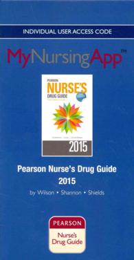 Pearson Nurse's Drug Guide 2015 Mynursingapp Access Code （3 PSC）