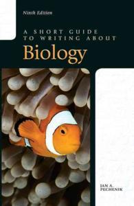 Short Guide to Writing about Biology （9 PAP/PSC）