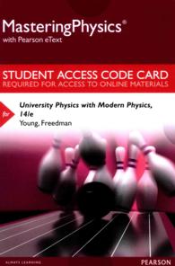 University Physics with Modern Physics, Pearson Etext (Mastering Physics) （14 PSC）