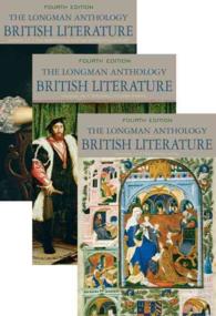 The Longman Anthology of British Literature (3-Volume Set) 〈1〉 （4 PAP/PSC）
