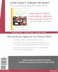 Teaching Students with Special Needs in Inclusive Access Code （7 PSC）