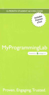 MyLab Programming with Pearson eText Access Code for Absolute C++ （6TH）