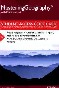 World Regions in Global Context eText Access Card : Peoples, Places, and Environments （6 PSC）
